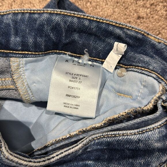 Tummy Control Risen denim! With stretch! Can be uncuffed! High rise size 5 - Picture 5 of 14